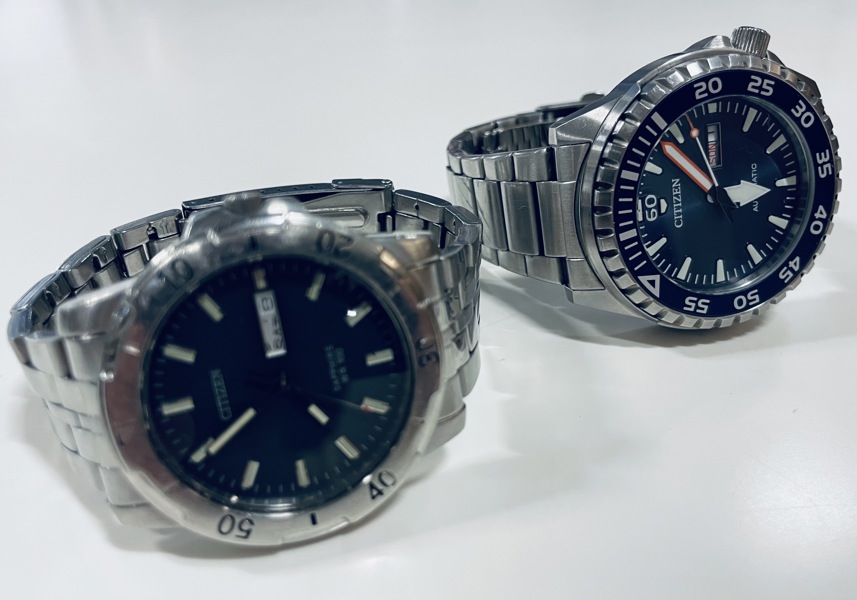 Citizen Automatic Date ur samt Citizen Sapphire WR 100 (R 2022-0020, 0304)