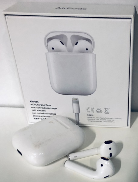 Apple Airpods Generation 2 m. med oplader etui i kasse 