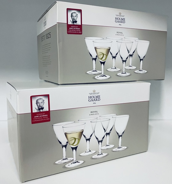 12  Holmegaard Royal cocktailglas (20cl)