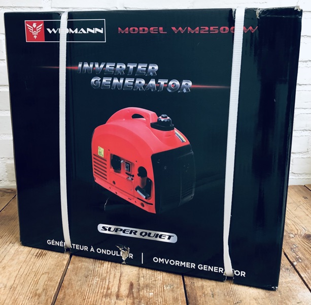 Widmann WM2500W 220/380V, lydløs transportabel benzin digital generator