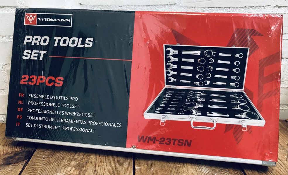 Widmann WM-23TSN Pro Tools 23 dele skraldenøglesæt