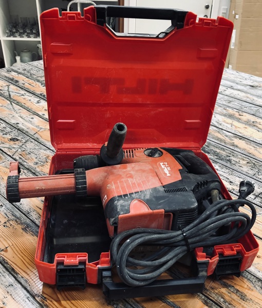 Hilti TE 7-C borehammer m. TE DRS-M støvsugermodul samt kuffert
