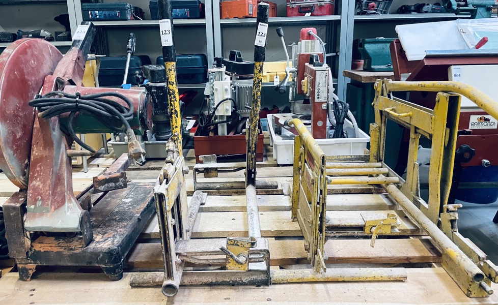 Hitachi CC14 rundsav m. diamantklinge samt 4 fliseklippere