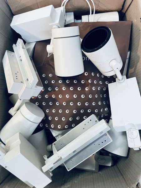 Stort parti Vostra SVHSP-3500A skinnespots (+30 enheder)