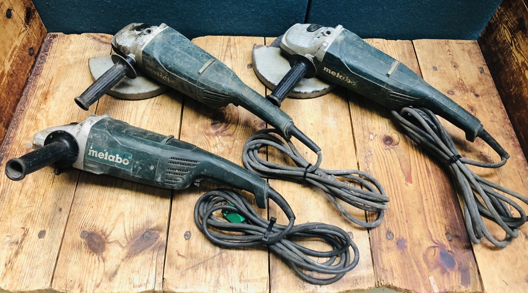 Metabo 3 stk. VX 2000 vinkelsliber 230 mm 230V