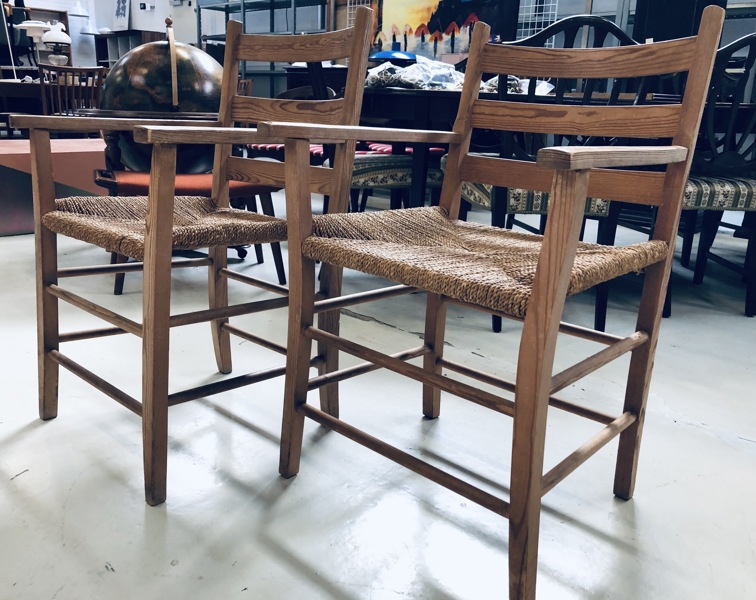 2 Aksel Hansen arm-/loungestole (Jærstolen) - se beskrivelse