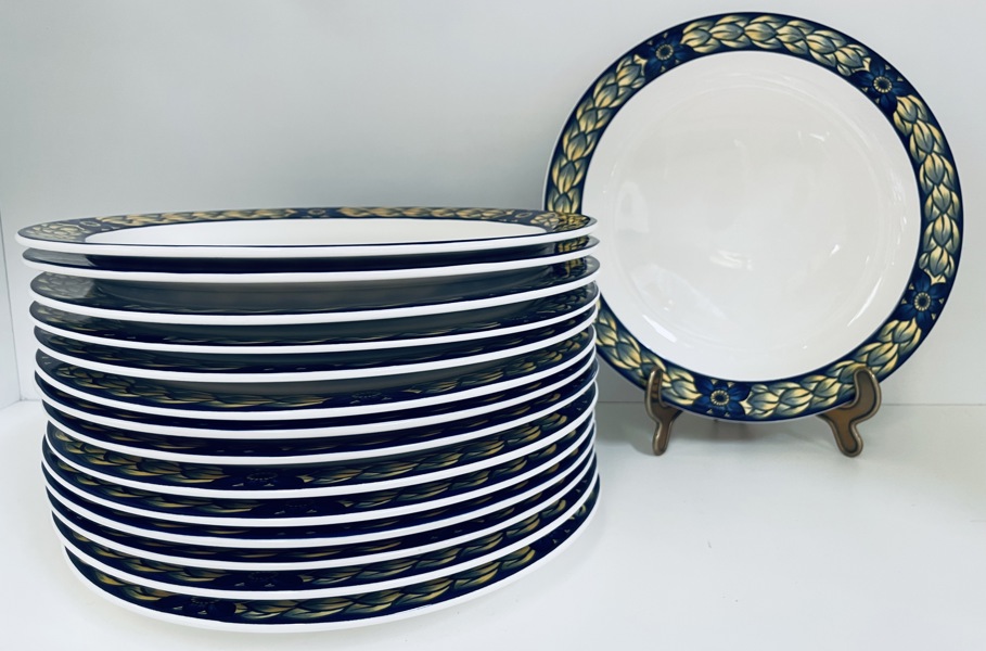5 Royal Copenhagen Blå Fasan/Blue Pheasant dækketallerkner (1737/422) - (*2)