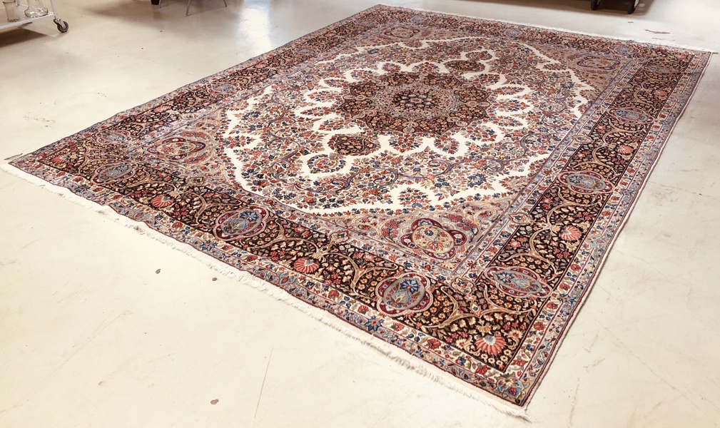 Ægte håndknyttet gulvtæppe 300 X 406cm