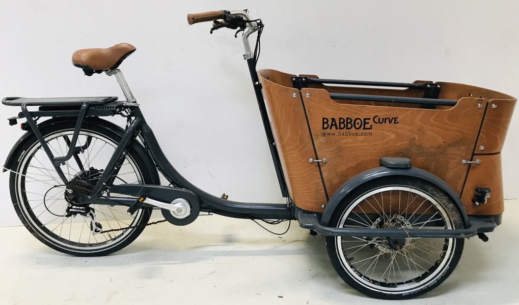 Babboe Curve el-ladecykel u. batteri (Å 2024-0194)