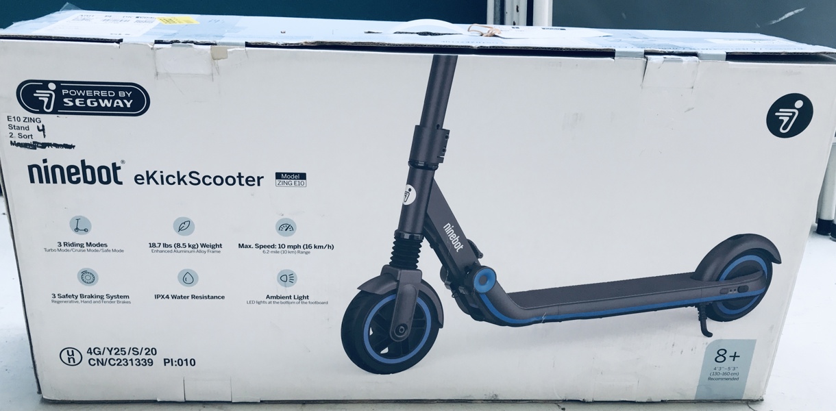 Ninebot kickscooter elektrisk løbehjul af Segway (R 0253-2025)