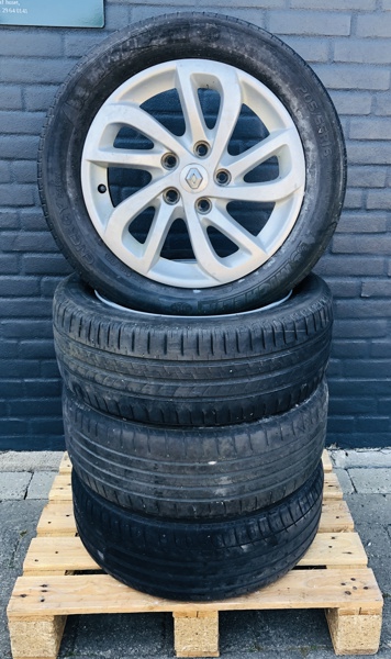 4 Renault alufælge m. Michelin EnergySaver (205/55R16)