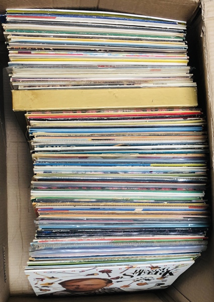 Samling af LP'er - herunder Anne Linnet, Shadows, Shubidua, Henning Stærk og Beach Boys m.fl.