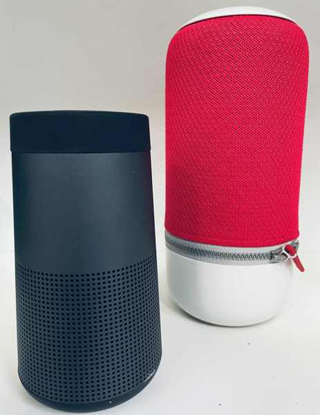 Libratone ZIPP MINI 2 trådløs højttaler samt Bose SoundLink Revolve trådløs højttaler (model: 419357) - (Å 2025-0978)