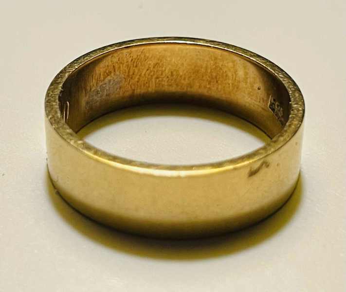 Guld: A. Grim & H. Niebuhr ring udført i 14kt./585 (Å)