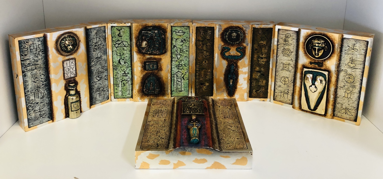 Mogens Leander ikonertavler, 5 stk.