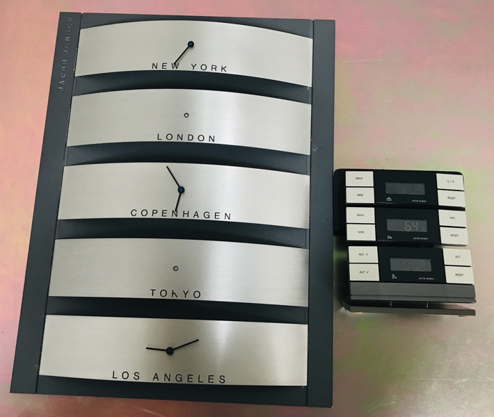 Jacob Jensen World Timer verdensur og Vejrstation