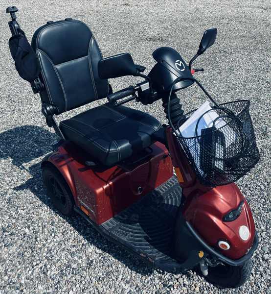 Medema Mini Crosser X2 3-hjulet elscooter m. tilhørende nøgle og lader