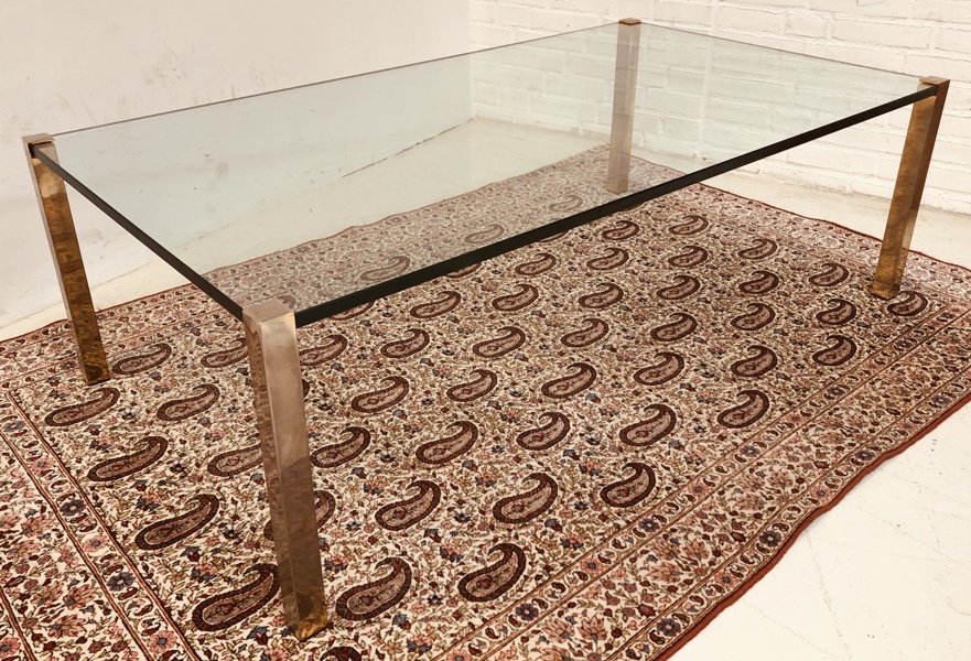 Mid-Century sofabord udført i glas, skabt for illums Bolighus
