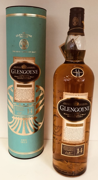 Glengoyne Highland Single Malt Scotch Whisky Heritage Gold, 14 year 1L