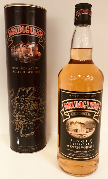 Drumguish Single Highland Malt Scotch Whisky, 1L