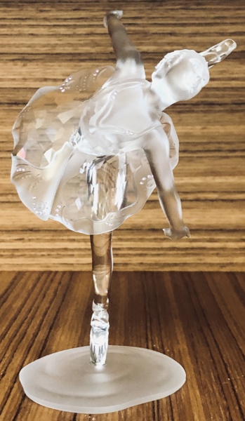 Samleobjekt: Swarovski Ballerina (1999) udført i klar krystal, formgivet af Martin Zendron