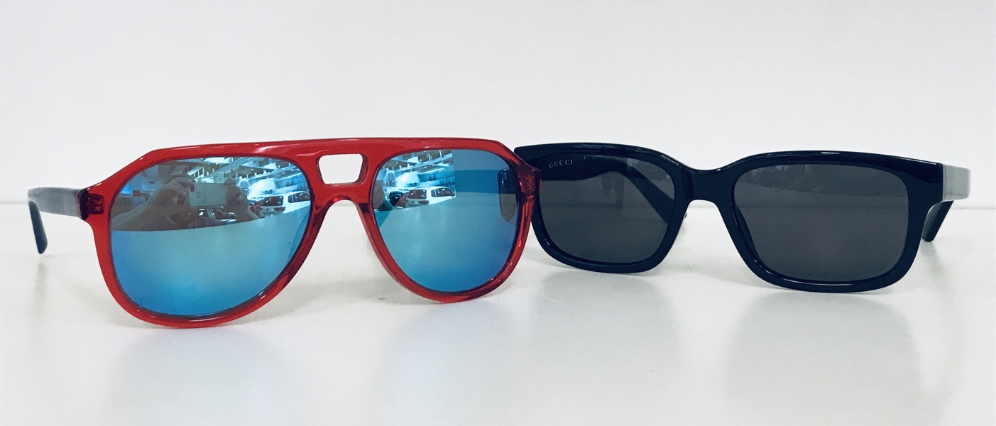 Gucci solbrille (mod: GG1583S) samt Malene Birger 'Miami' PRC solbrille (B 187, 249/25)