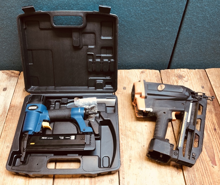 Rapid PB131 lufttryk dykkerpistol samt Tjep VF-16/64 gas 2G dykkerpistol