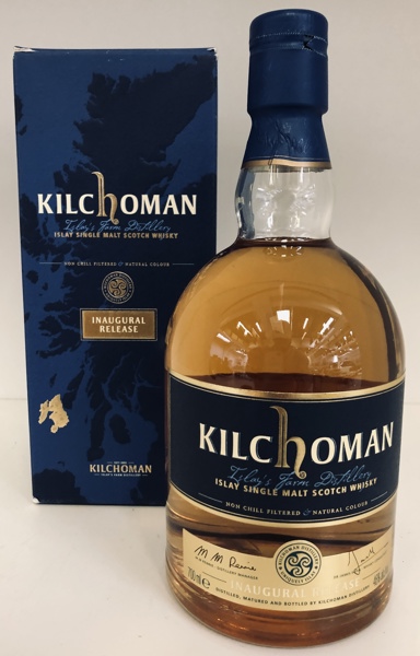 Kilchoman Islay Single Malt Scotch Whiskey: Inaugural Release m. orignal æske