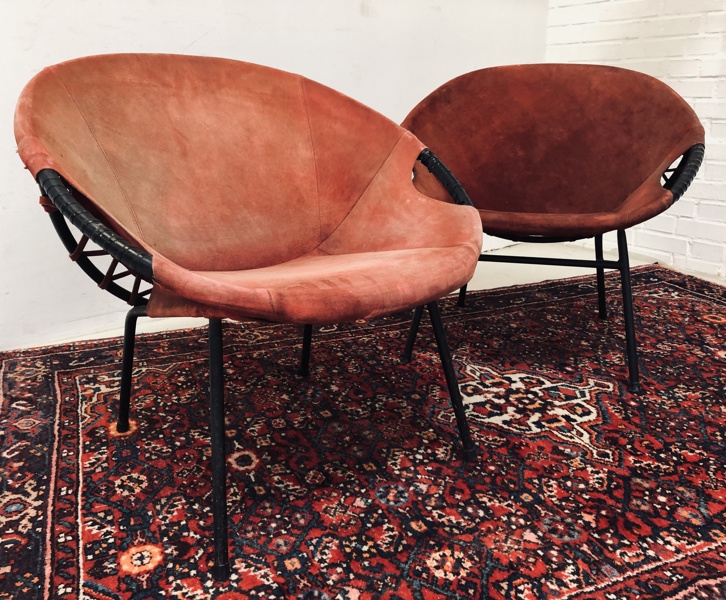 2 Lusch & Co. 'Ballon Chair' loungestole