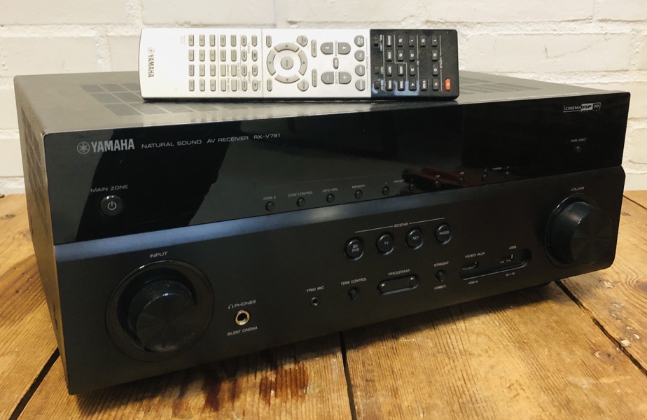 Yamaha Natural Sound AV Receiver RX_V781 m. fjernbetjening 
