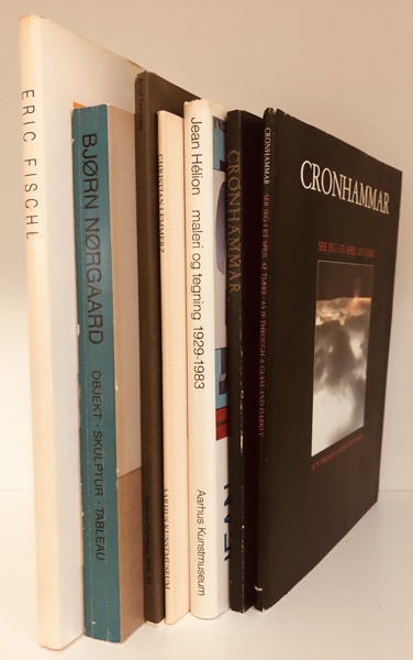 Samling af bøger om kunst og kunsthistorie (7 enheder) - herunder eksempelvis Jean Hélion