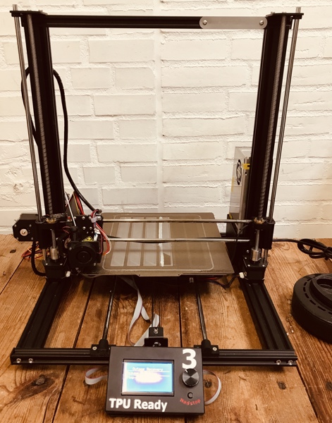 3D-printer m. Magnetic Spring Steel Sheet PEI/PED Film Coated (300x300x350mm) K1 Max - understøtter PLA, ABS,TPU m.fl.