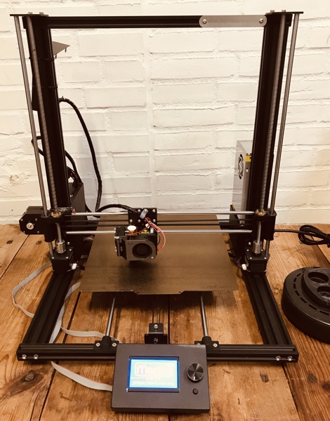 3D-printer m. Magnetic Spring Steel Sheet PEI/PED Film Coated (300x300x350mm) K1 Max - understøtter PLA, ABS,TPU m.fl.