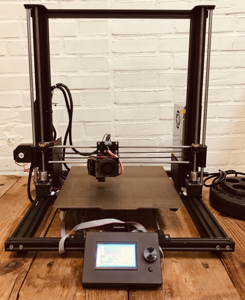 3D-printer m. Magnetic Spring Steel Sheet PEI/PED Film Coated (300x300x350mm) K1 Max - understøtter PLA, ABS,TPU m.fl.