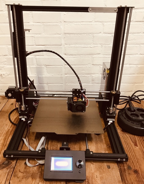 3D-printer m. Magnetic Spring Steel Sheet PEI/PED Film Coated (300x300x350mm) K1 Max - understøtter PLA, ABS,TPU m.fl.
