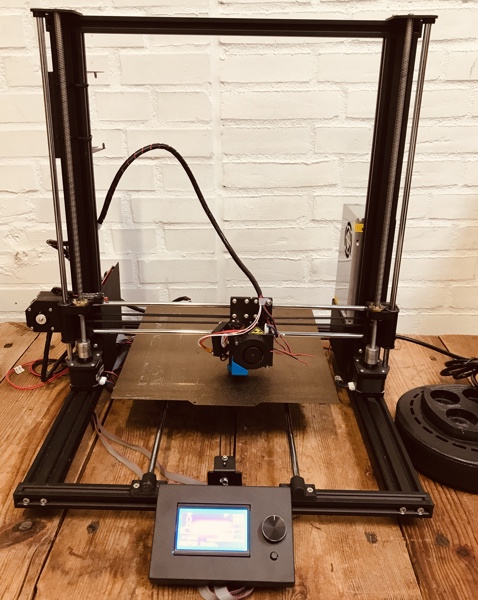3D-printer m. Magnetic Spring Steel Sheet PEI/PED Film Coated (300x300x350mm) K1 Max - understøtter PLA, ABS,TPU m.fl.