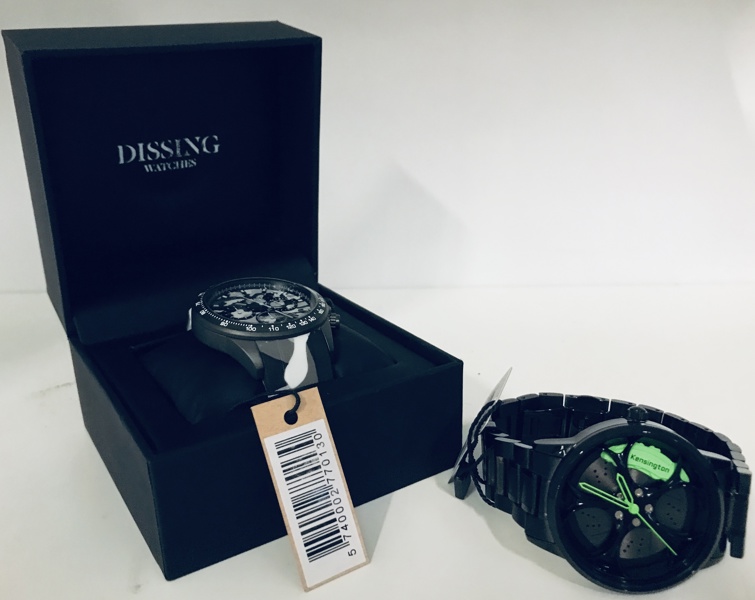 Dissing MK9 Camo (D1561) chronograph samt Kensington Racing (K0017)