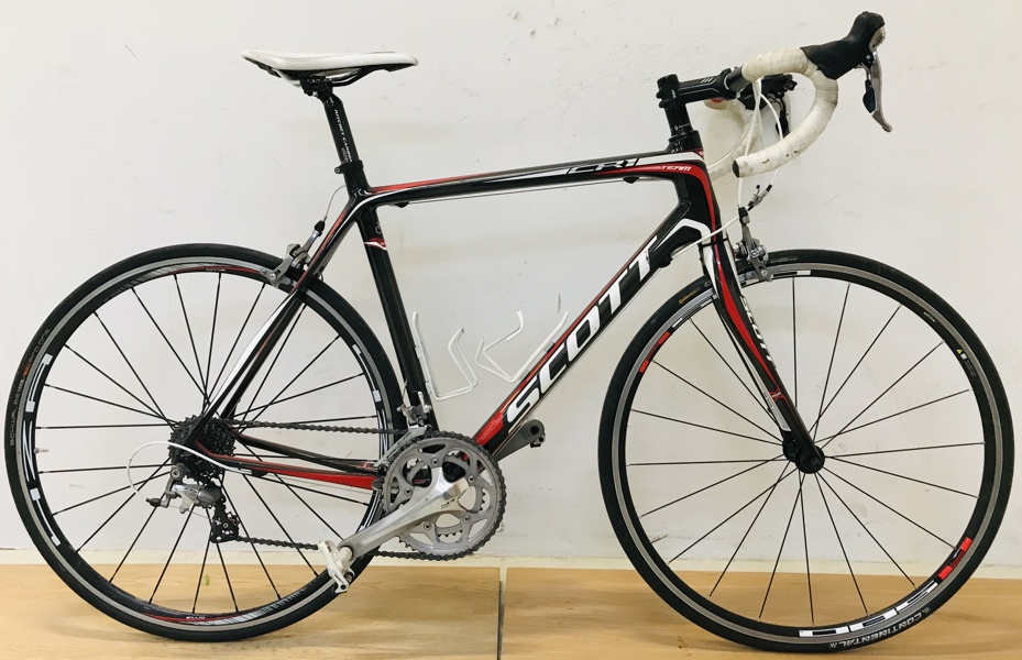 Scott CR1 Team racercykel m. carbonstel, Shimano 105 gear samt bremser (Å 2025-1166)