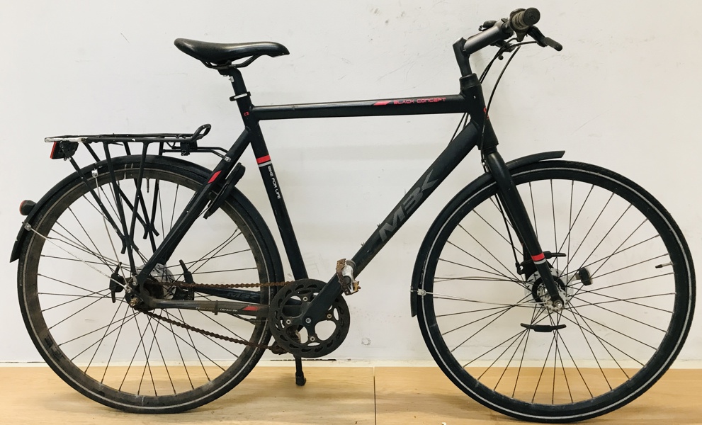 MBK Black Concept (str. 58) herre citybike (Å 123-2025)