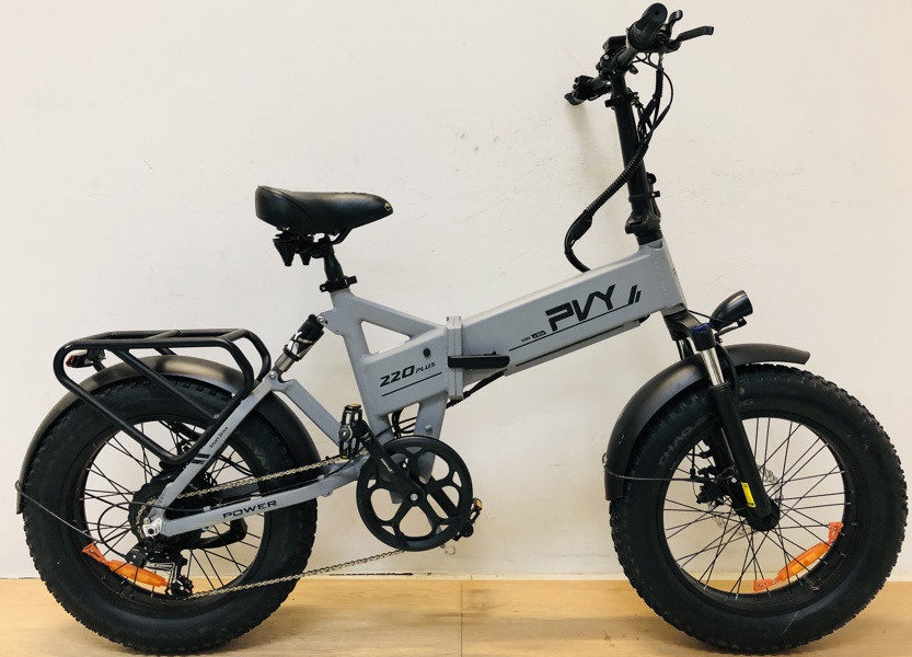 PVY 220 Plus Ebike Fatbike Cruiser m. display - u. batteri (Å 2025-0702)