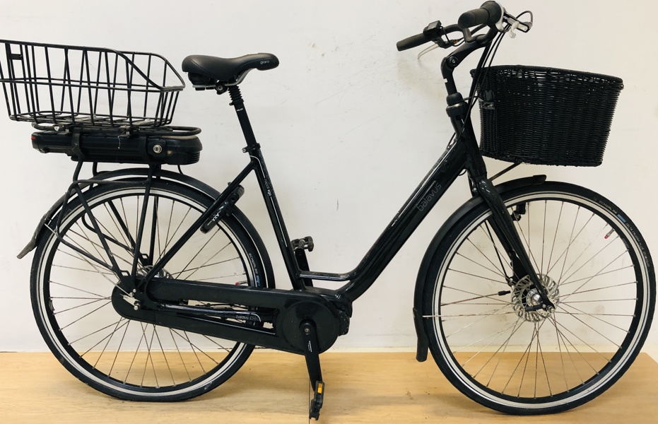 Batavus Napoli Ego el-damecykel m. Emotionscentermotor, batteri samt display - bemærk nøgle til lås og batteri medfølger (stel nr. WTUAC2367860P)