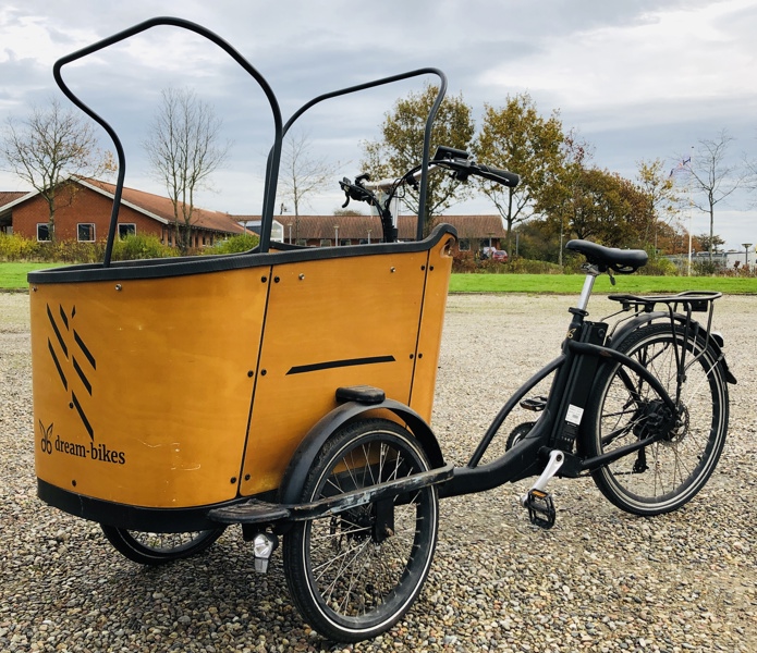 Dream-Bikes Premium Wood el-ladcykel m. batteri samt lader (R 2025-0320)