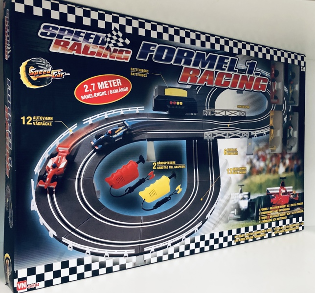 Vintage Formel 1 Racing racerbane (2,7m) - fremstillet for VN Legetøj