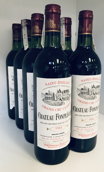 7 fl. Chateau Fonplégade Saint-Émilion (1983) Grand Cru Classé