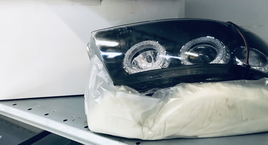 Seat Leon 99-04 LHD Black Diamond "Angel Eyes" forlygte 