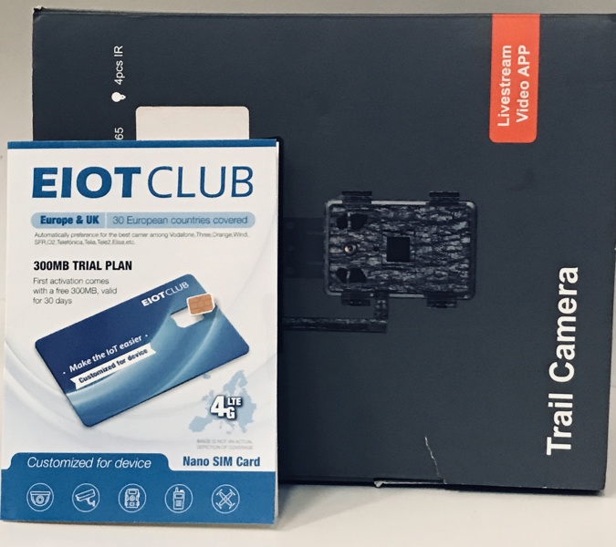 H6 Trail-Camera 4G 14MP Livestream vildtkamera m. batteri og solcelle (Å 119)