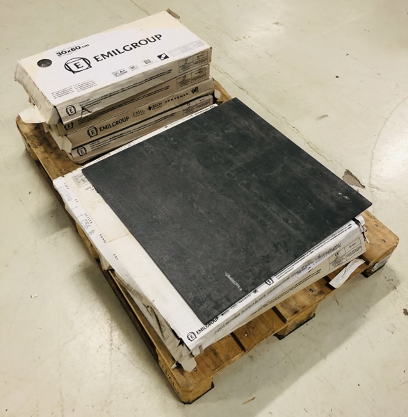 Palle med gulvfliser fra Emilgroup