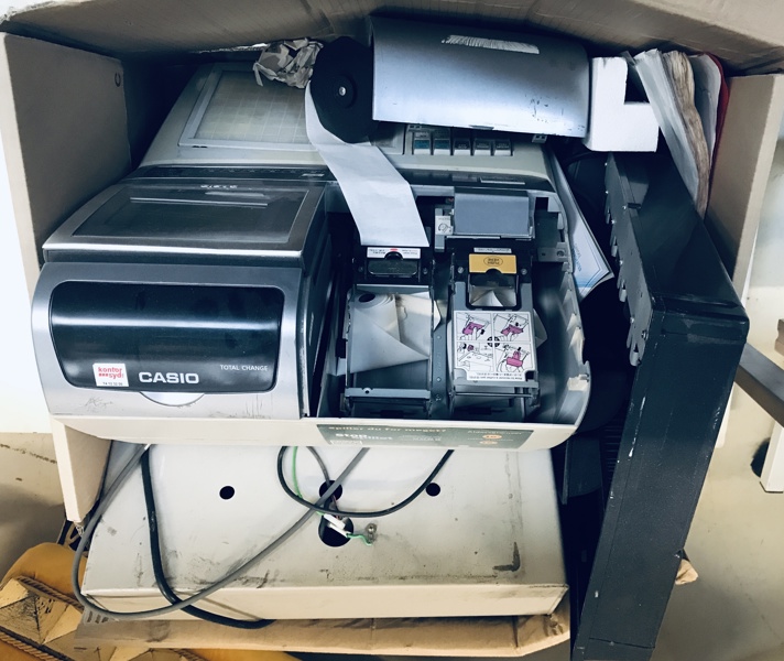 Casio TE-4000F elektronisk kasseapparat 