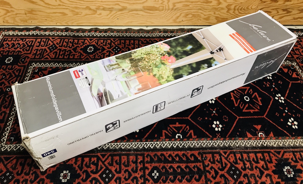 Belavi foldepavillon til havebrug i original emballage (Å 2025-1742)