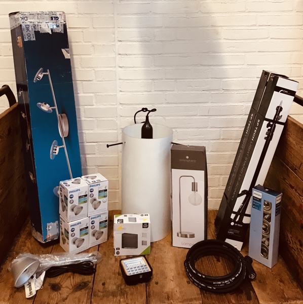 Parti lamper - herunder Atmosphera, Artemide, Phillips m.fl.